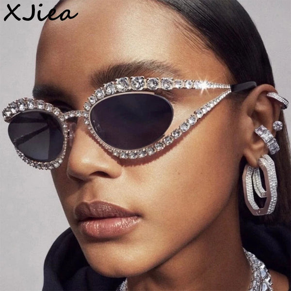 "STEAMPUNK" RHINESTONE SUNGLASSES